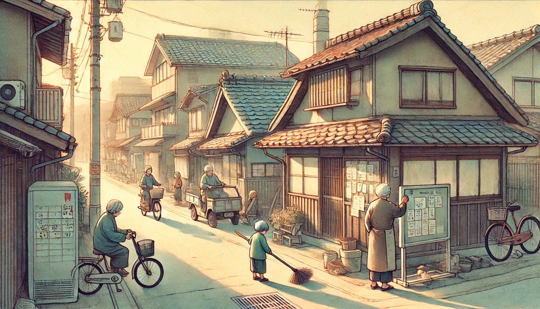 昭和の町内会のぬくもりと人間性 ChatGPT