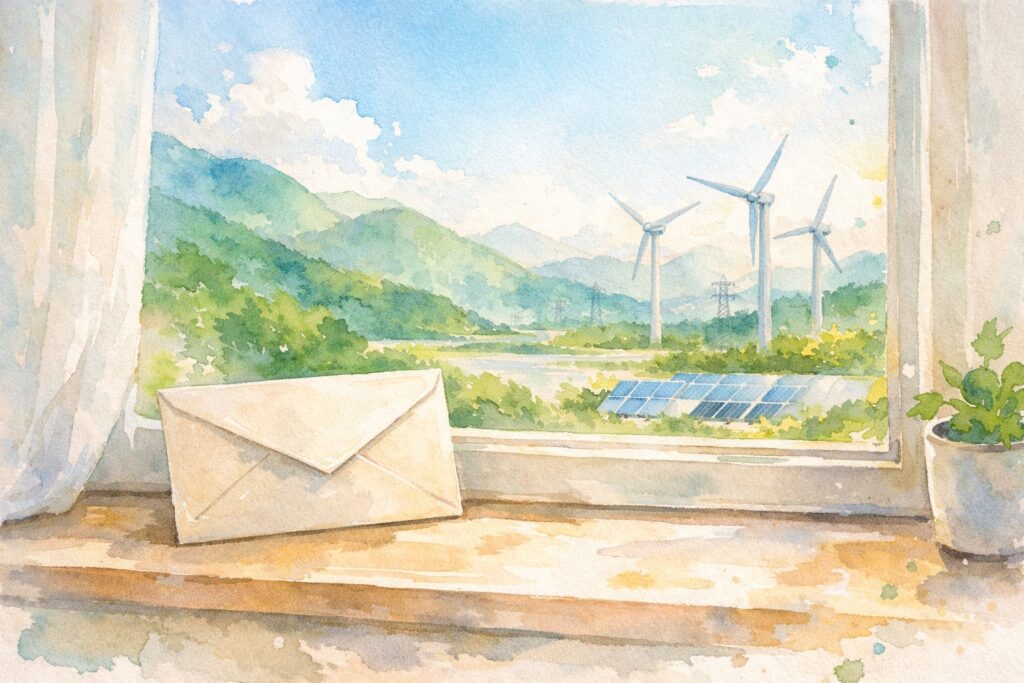 260215 再エネ水彩画風メガソーラパターン２